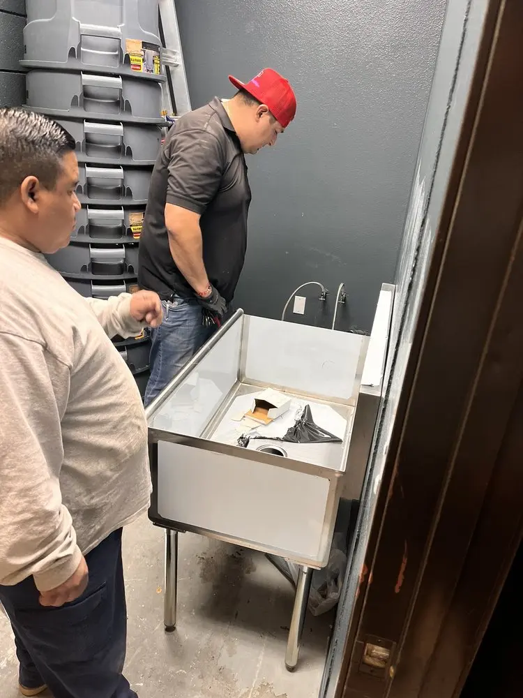 Commercial plumbing and sink installation in Pittsfield